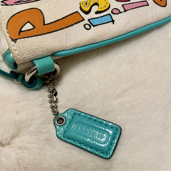 Coach Poppy Colorful Wristlet - Picture 6 of 9